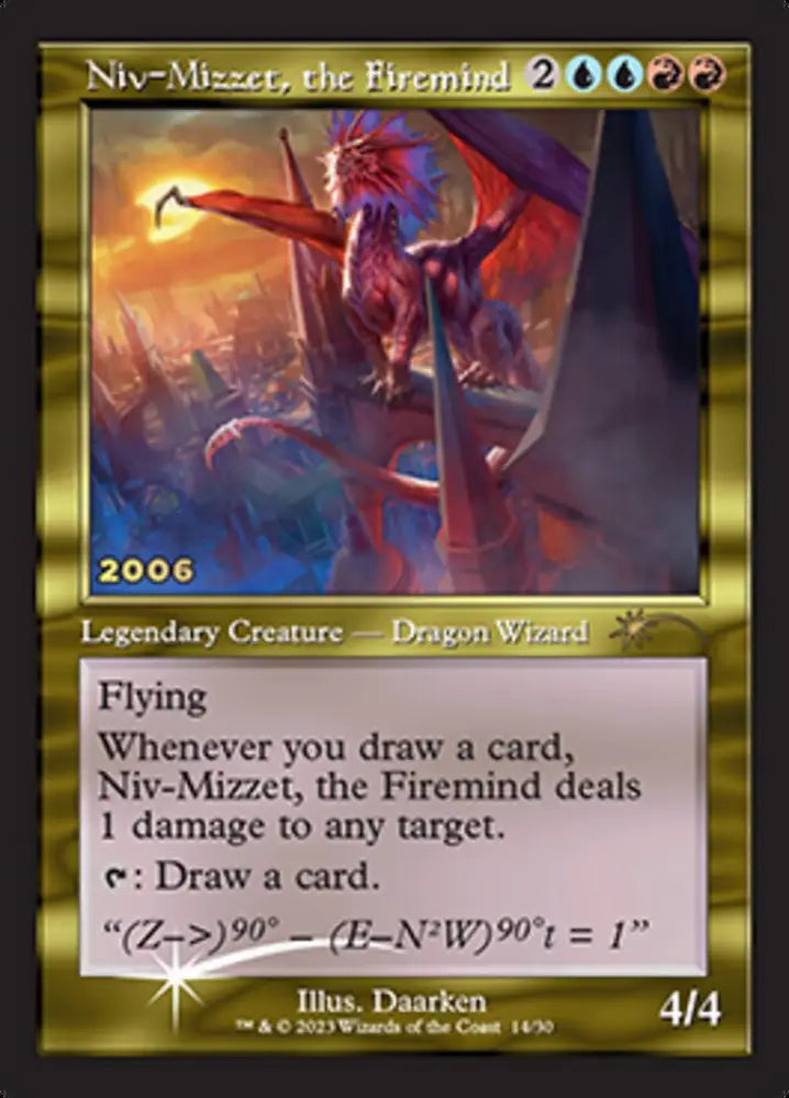 Niv-Mizzet the Firemind [30th Anniversary Promos] - MTG Single