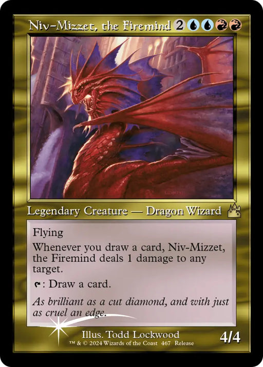 Niv-Mizzet the Firemind (Retro Frame) [Ravnica Remastered] - MTG Single