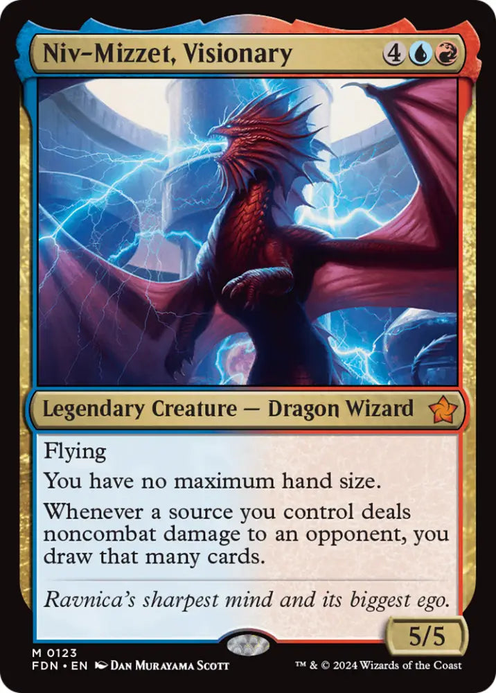 Niv-Mizzet Visionary [Foundations] - MTG Single