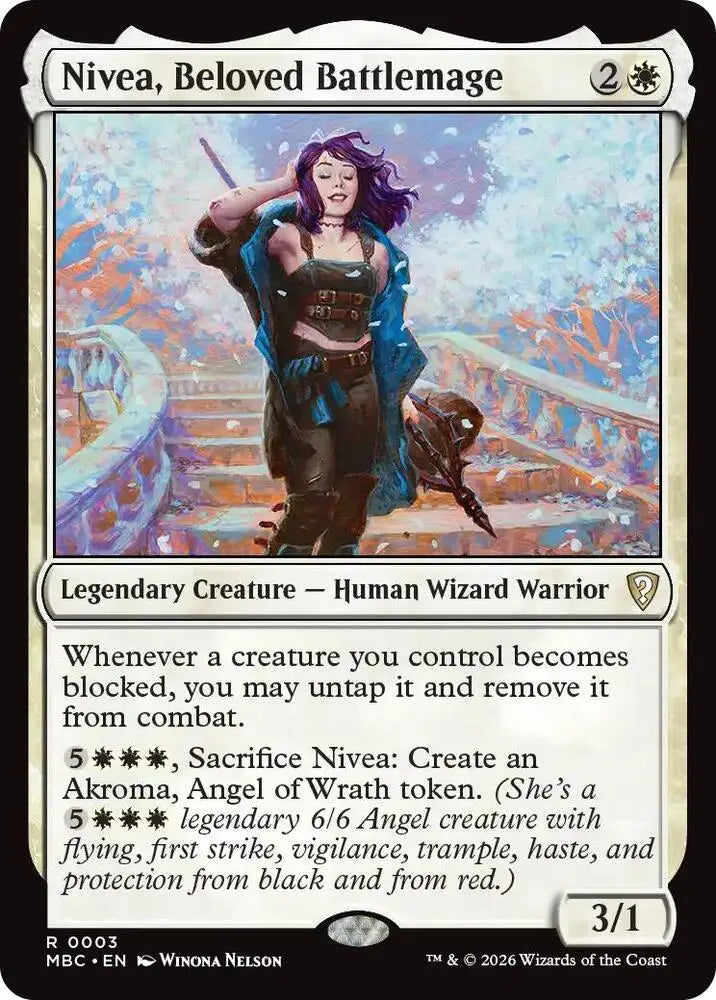 Nivea, Beloved Battlemage (3) [Mystery Booster Commander Edition]