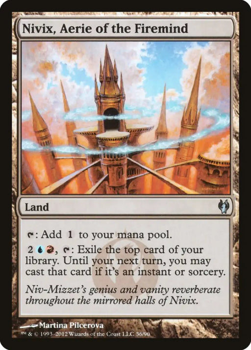 Nivix Aerie of the Firemind [Duel Decks: Izzet vs. Golgari] - MTG Single