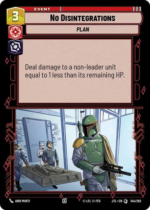 No Disintegrations (144/257) [Jump to Lightspeed] - Star Wars: Unlimited Single
