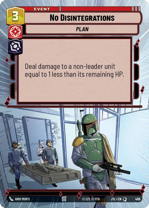 No Disintegrations (Hyperspace) (406) [Jump to Lightspeed] - Star Wars: Unlimited Single