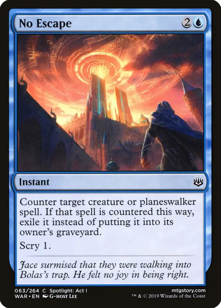 No Escape [War of the Spark] - MTG Single