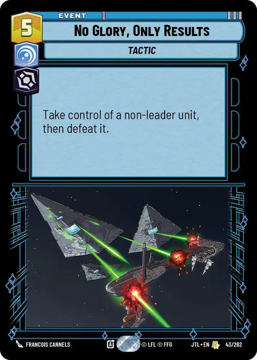 No Glory Only Results (043/262) [Jump to Lightspeed] - Star Wars: Unlimited Single