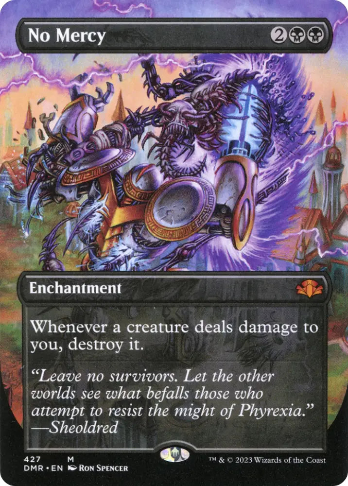 No Mercy (Borderless Alternate Art) [Dominaria Remastered] - MTG Single