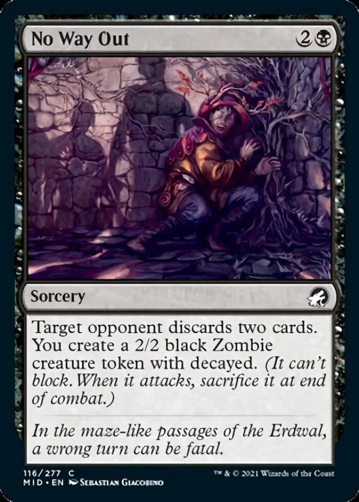 No Way Out [Innistrad: Midnight Hunt] - MTG Single