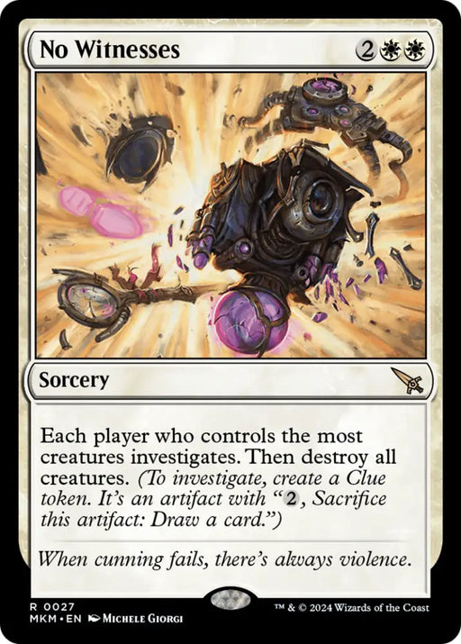 No Witnesses [Murders at Karlov Manor] - MTG Single