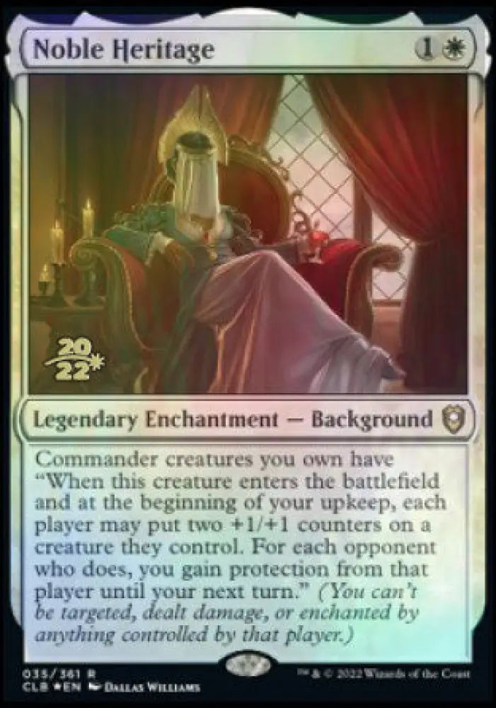 Noble Heritage [Commander Legends: Battle for Baldur’s Gate Prerelease Promos] - MTG Single