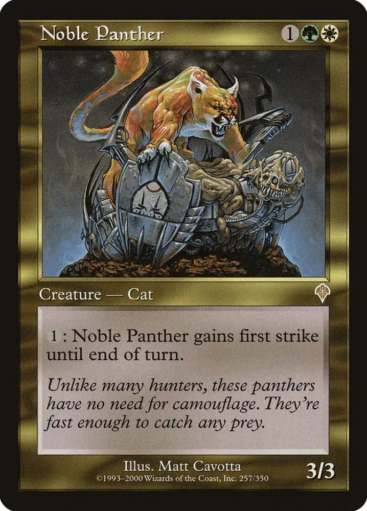 Noble Panther [Invasion] - MTG Single