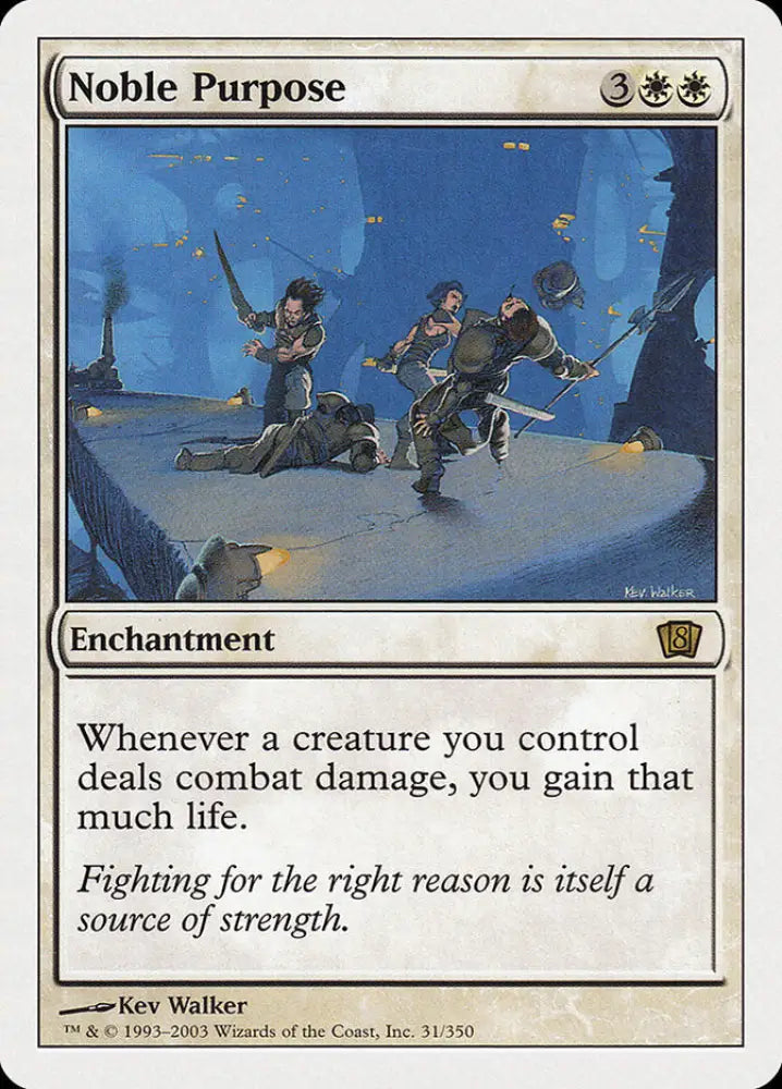 Noble Purpose (31) [Eighth Edition] - MTG Single