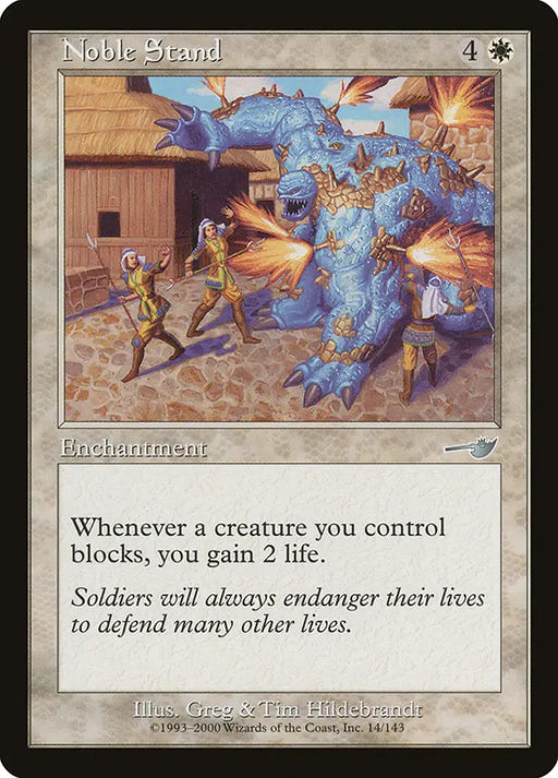 Noble Stand [Nemesis] - MTG Single