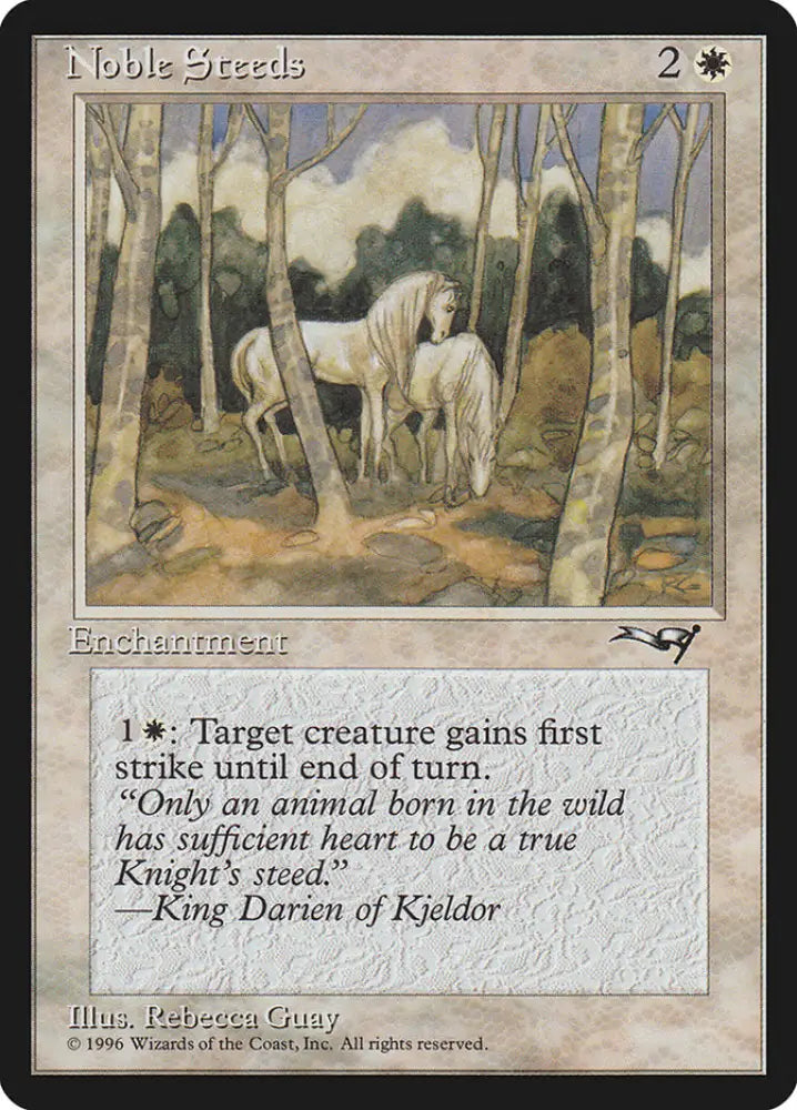 Noble Steeds (Grazing) [Alliances] - MTG Single