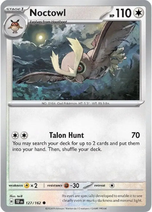 Noctowl (127/162) [Scarlet & Violet: Temporal Forces] - Pokemon Single