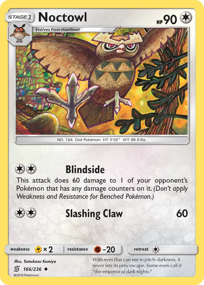 Noctowl (166/236) [Sun & Moon: Unified Minds] - Pokemon Single