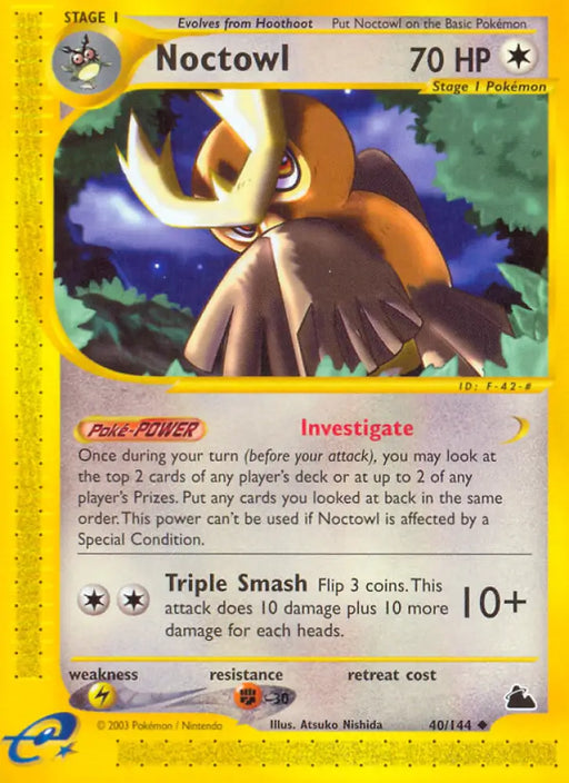 Noctowl (40/144) [Skyridge] - Pokemon Single