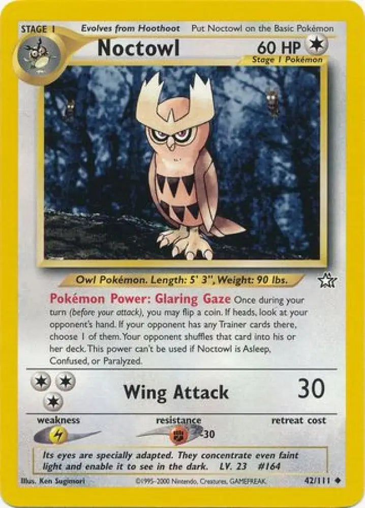 Noctowl (42/111) [Neo Genesis Unlimited] - Pokemon Single