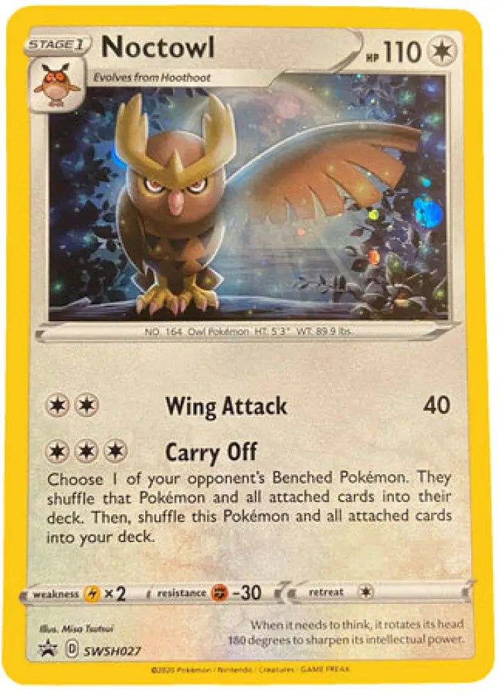 Noctowl (SWSH027) [Sword & Shield: Black Star Promos] - Pokemon Single
