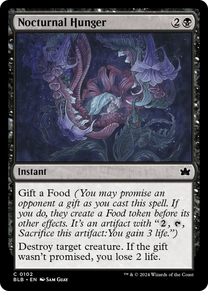 Nocturnal Hunger [Bloomburrow] - MTG Single