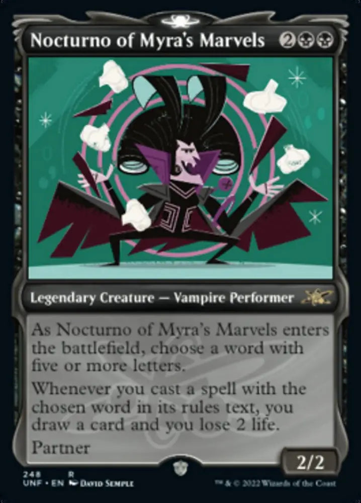 Nocturno of Myra’s Marvels (Showcase) [Unfinity] - MTG Single