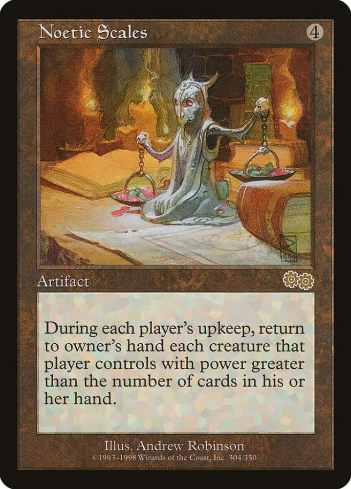 Noetic Scales [Urza’s Saga] - MTG Single