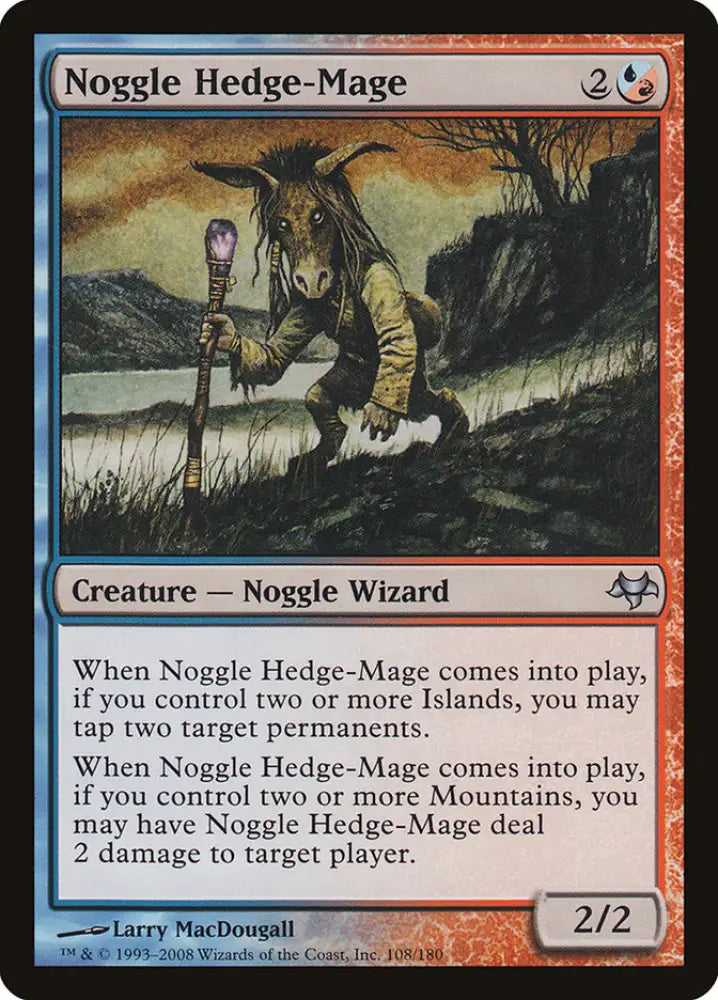 Noggle Hedge-Mage [Eventide] - MTG Single