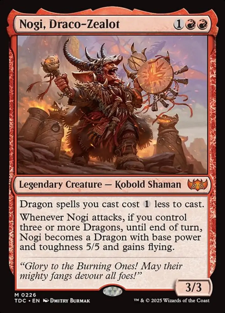 Nogi, Draco-Zealot (226) [Tarkir: Dragonstorm Commander]