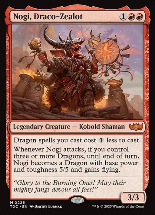 Nogi, Draco-Zealot (226) [Tarkir: Dragonstorm Commander]