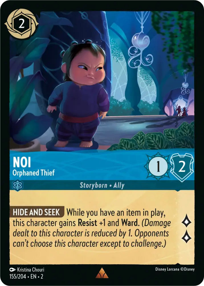 Noi - Orphaned Thief (155/204) [Rise of the Floodborn] - Lorcana Single