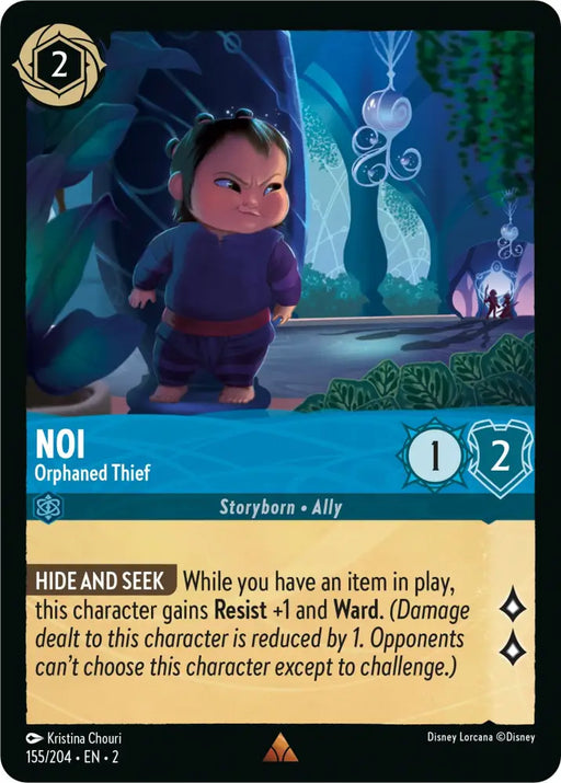 Noi - Orphaned Thief (155/204) [Rise of the Floodborn] - Lorcana Single