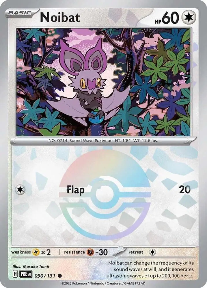 Noibat (090/131) (Poke Ball Pattern) [Scarlet & Violet: Prismatic Evolutions] - Pokemon Single