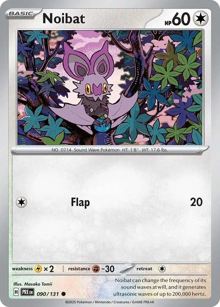 Noibat (090/131) [Scarlet & Violet: Prismatic Evolutions] - Pokemon Single
