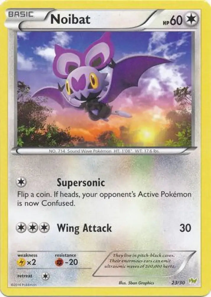 Noibat (23/30) [XY: Trainer Kit - Noivern] - Pokemon Single