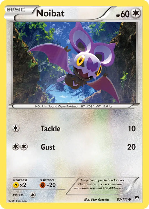 Noibat (87/111) [XY: Furious Fists] - Pokemon Single