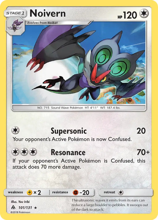 Noivern (101/131) [Sun & Moon: Forbidden Light] - Pokemon Single