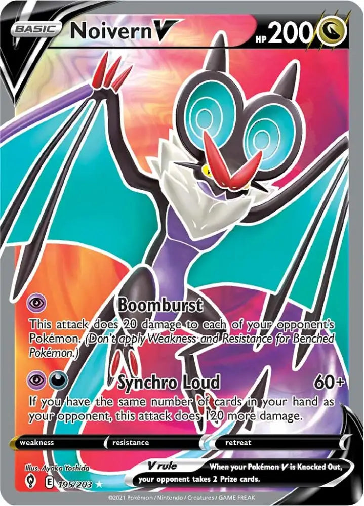 Noivern V (195/203) [Sword & Shield: Evolving Skies] - Pokemon Single