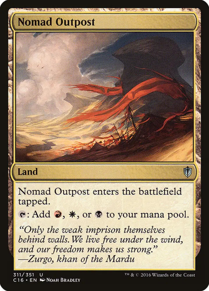 Nomad Outpost [Commander 2016] - MTG Single