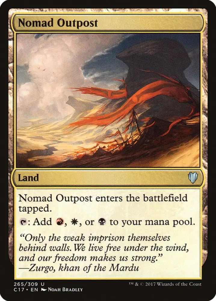 Nomad Outpost [Commander 2017] - MTG Single