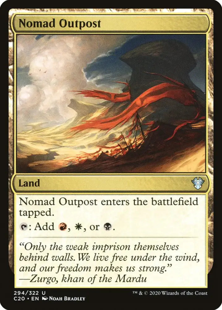 Nomad Outpost [Commander 2020] - MTG Single