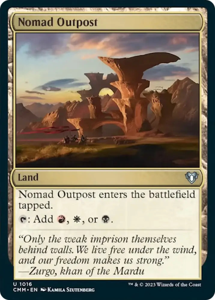 Nomad Outpost [Commander Masters] - MTG Single