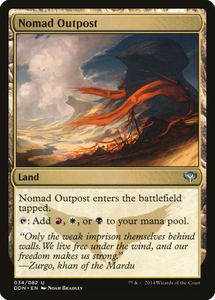 Nomad Outpost [Duel Decks: Speed vs. Cunning] - MTG Single