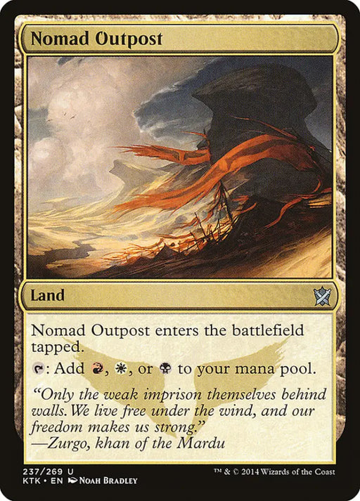 Nomad Outpost [Khans of Tarkir] - MTG Single