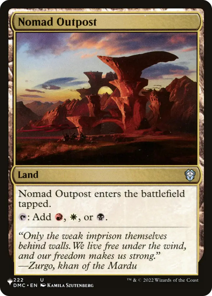 Nomad Outpost [The List] - MTG Single