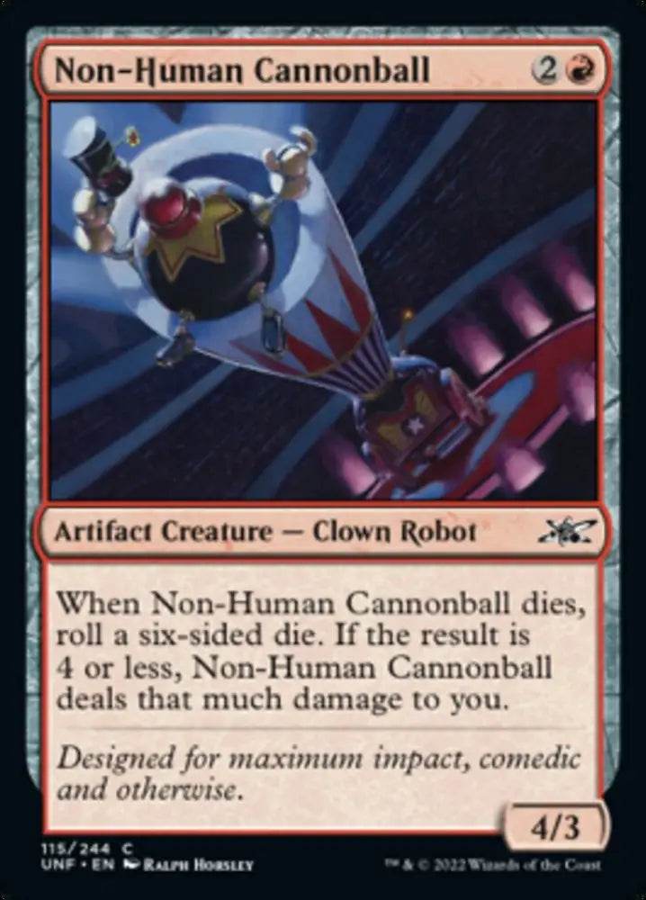 Non-Human Cannonball [Unfinity] - MTG Single