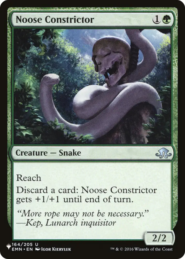 Noose Constrictor [The List] - MTG Single