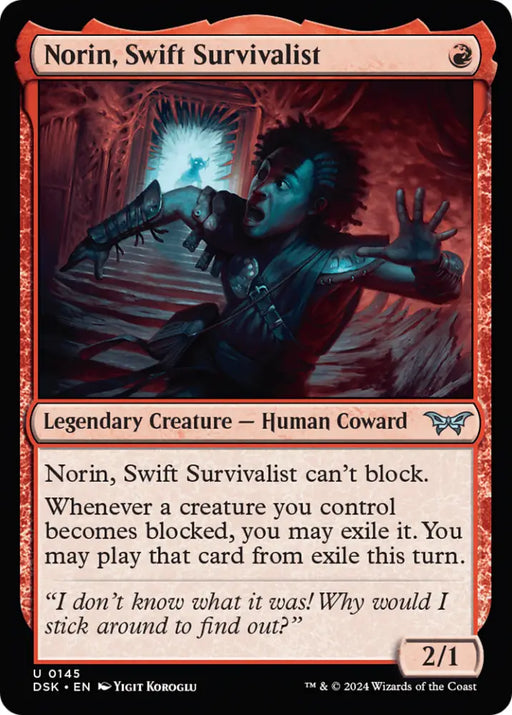 Norin Swift Survivalist (0145) [Duskmourn: House of Horror] - MTG Single