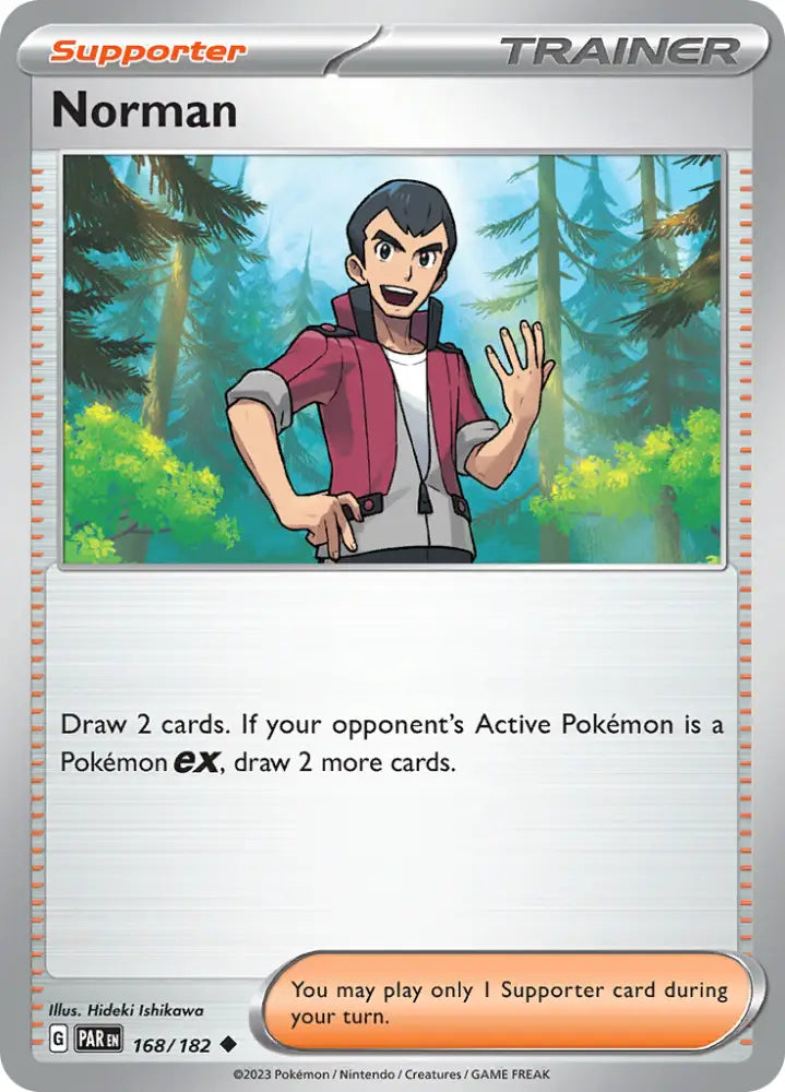 Norman (168/182) [Scarlet & Violet: Paradox Rift] - Pokemon Single