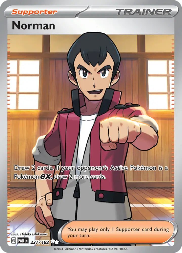 Norman (237/182) [Scarlet & Violet: Paradox Rift] - Pokemon Single