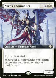 Norn’s Choirmaster (Extended Art) [Phyrexia: All Will Be One Commander] - MTG Single