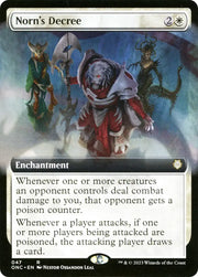 Norn’s Decree (Extended Art) [Phyrexia: All Will Be One Commander] - MTG Single